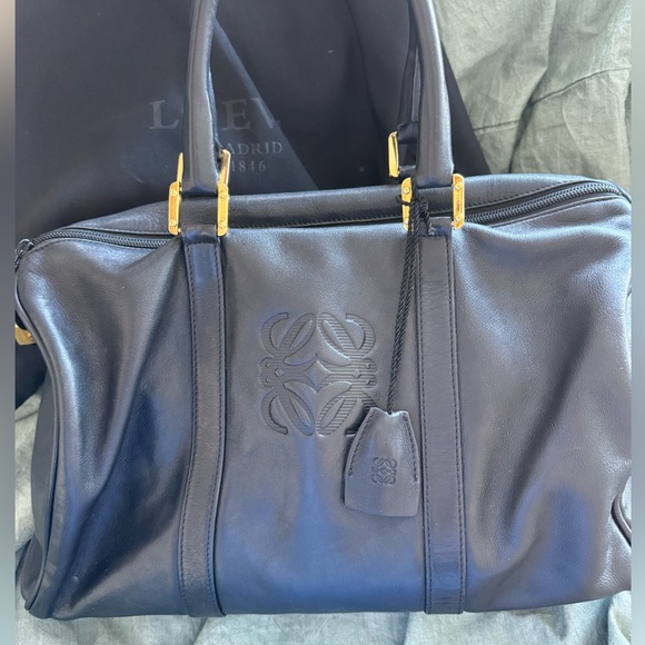 Loewe Black Calfskin Boston Bag - Picture 8 of 12